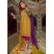 Jonquil Morpho Outfit for Mehndi Mayun