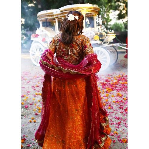 UT Orange Morpho Pishwas