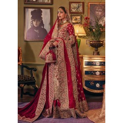 Carmine Marsh Lehenga