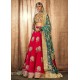 Munsell Red Marsh Lehenga