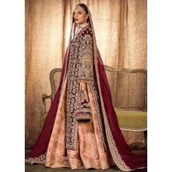 Burgundy Marsh Lehenga