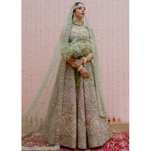 Rose Gold Marsh Lehenga