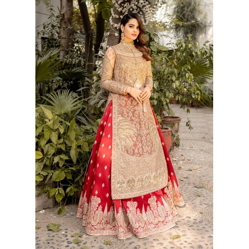 Salmon Marsh Lehenga