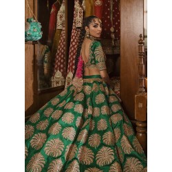 Shamrock Green Marsh Lehenga
