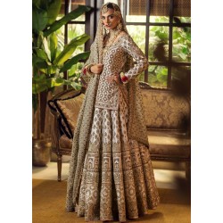 Offwhite Marsh Lehenga