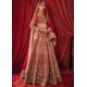 Alizarin Crimson Marsh Lehenga