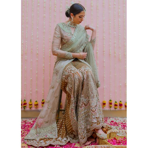 Copper Cambridge Blue Marsh Sharara