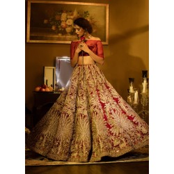 Cornell Red Marsh Lehenga