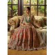 Orange Red Marsh Lehenga