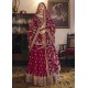 Burgundy Red Marsh Lehenga