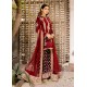 Deep Crimson Glory Marsh Palazzo Suit