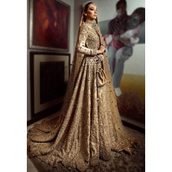 Dusty Gold Lily Lehenga