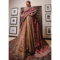 Deep Cardinal Lily Gown