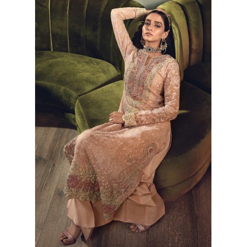 Peach Lily Party Wear