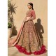 Fire Engine Red Julia Lehenga