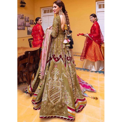 Light Spanish Bistre Monarch Pishwas