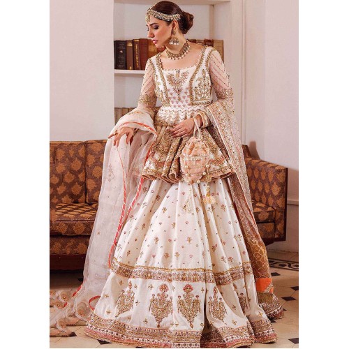 Off White Monarch Peplum