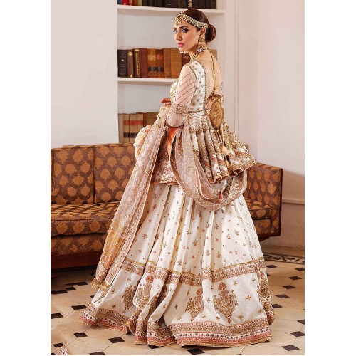 Off White Monarch Peplum