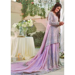 Plum Julia Lehenga