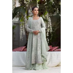 Green Ombre Julia Dhaka Pants Outfit