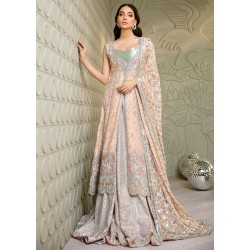 Peach Puff Crocus Pishwas