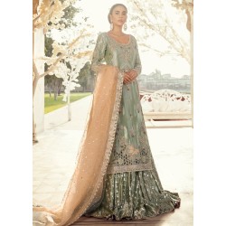 Celadon Crocus Lehenga