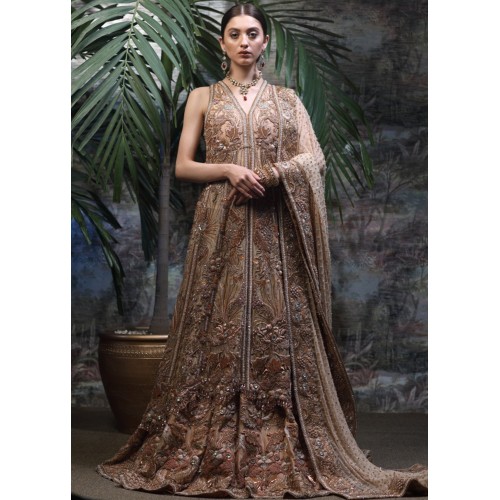 Light Brown Crocus Lehenga