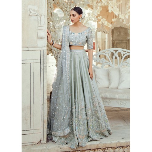 Sea Foam Crocus Lehenga Sea Foam Crocus Lehenga