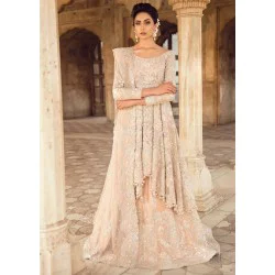 Navajo White Crocus Lehenga