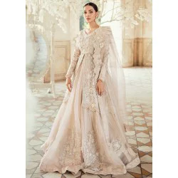 Papaya Whip Crocus Lehenga