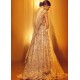 Gold Metallic Crocus Lehenga