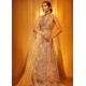 Gold Metallic Crocus Lehenga