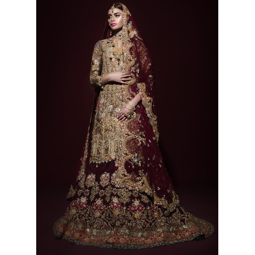 Chocolate Cosmos Crocus Lehenga Chocolate Cosmos Crocus Lehenga