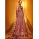 Penn Red Crocus Bridal Lehenga