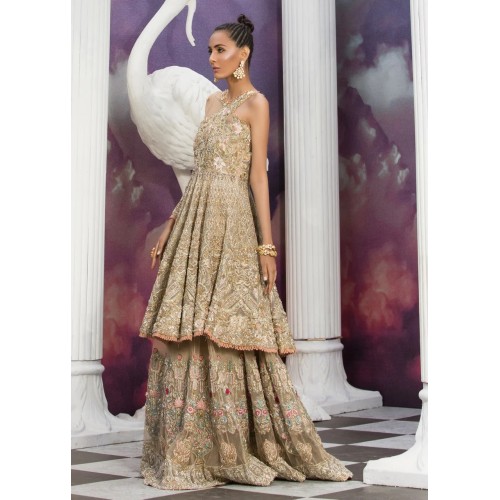 Beige Scilla Lehenga Beige Scilla Lehenga