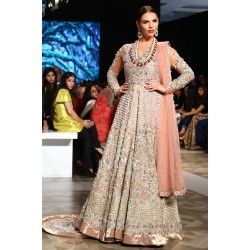 Light Melon Scilla Gown