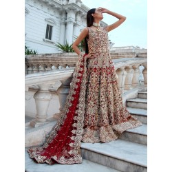 Cornell Red Scilla Gown