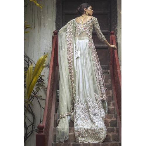 Green Ombre Scilla Gown