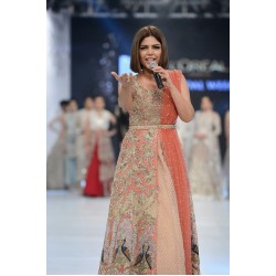 Dark Coral Scilla Gown