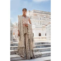 Champagne Mauve Scilla Lehenga