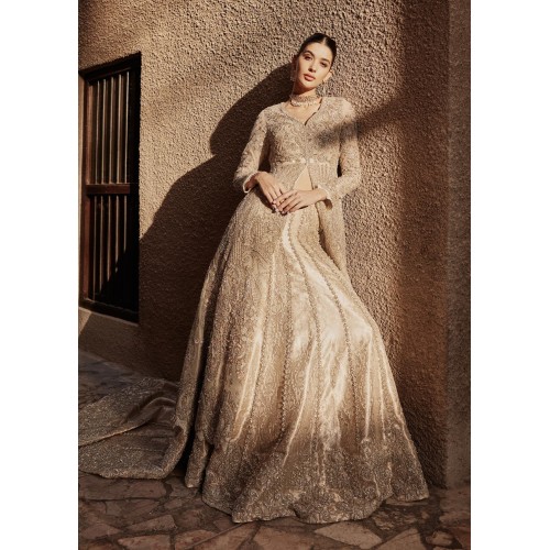 Traditional Magnolia Scilla Lehenga
