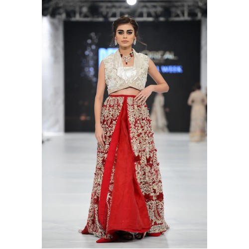 Permanent Geranium Lake Scilla Lehenga Choli