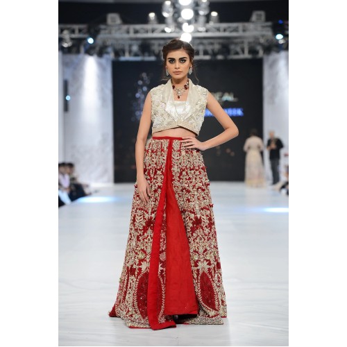 Permanent Geranium Lake Scilla Lehenga Choli