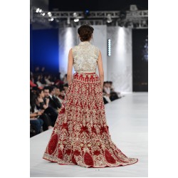 Permanent Geranium Lake Scilla Lehenga Choli