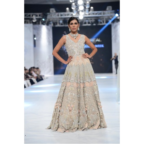 Peach Puff Scilla Anarkali