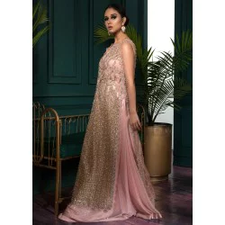 Cherry Blossom Pink Scilla Lehenga