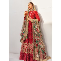 Fired Red Adonis Lehenga Fired Red Adonis Lehenga