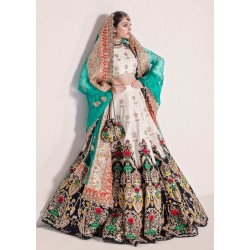 White Adonis Lehenga White Adonis Lehenga