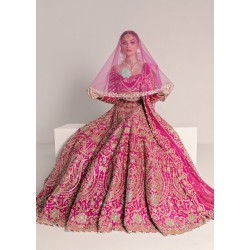 Cerise Adonis Lehenga