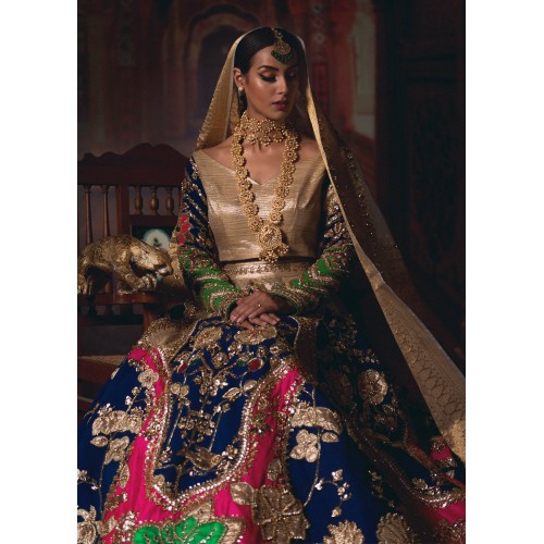 Penn Blue Adonis Lehenga Penn Blue Adonis Lehenga